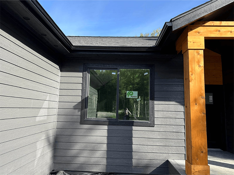 Gutter installation project 1 detail